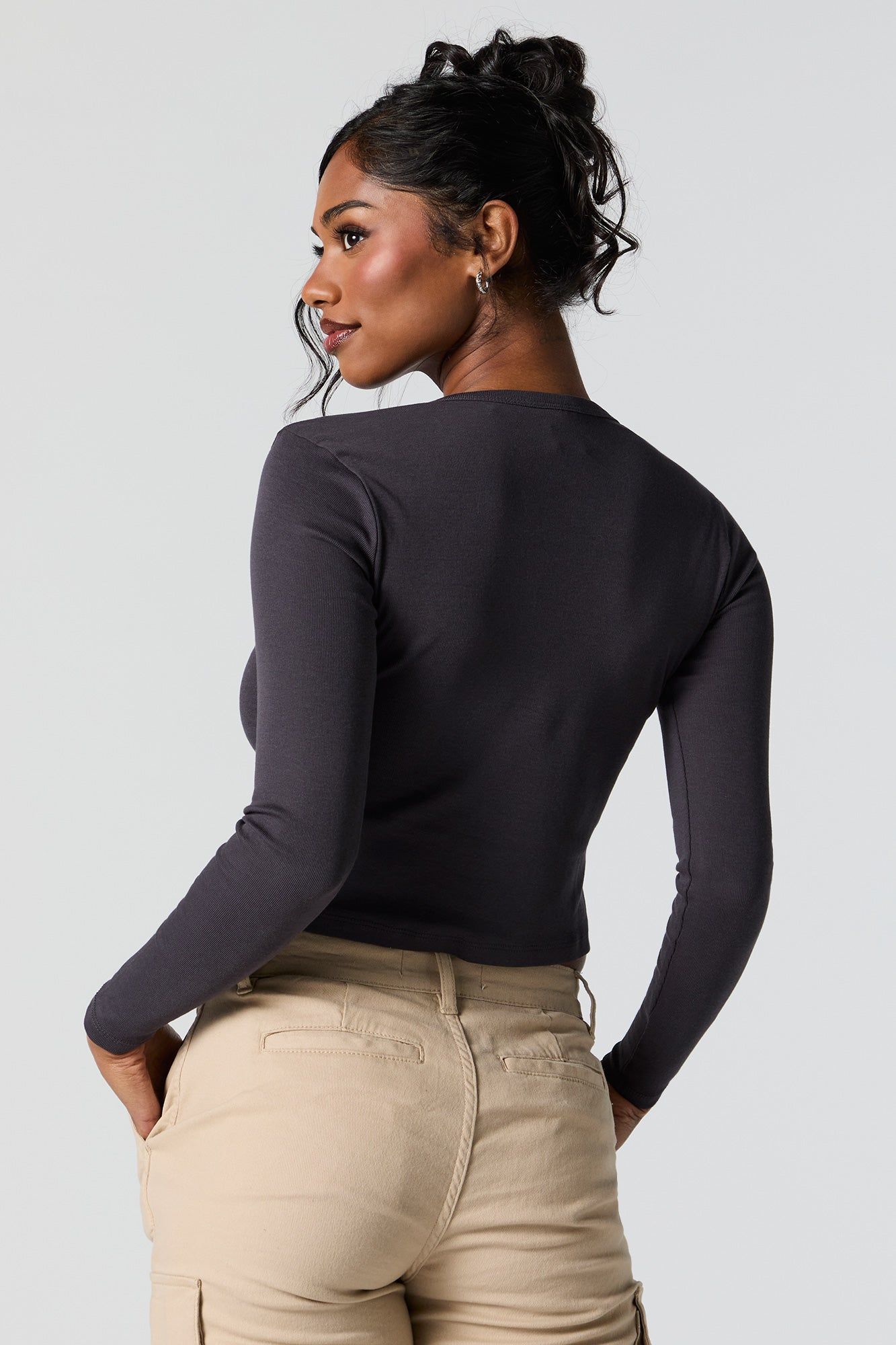 Rolling Stones Graphic Long Sleeve Top sold by Charlotte Russe product image thumbnail 4