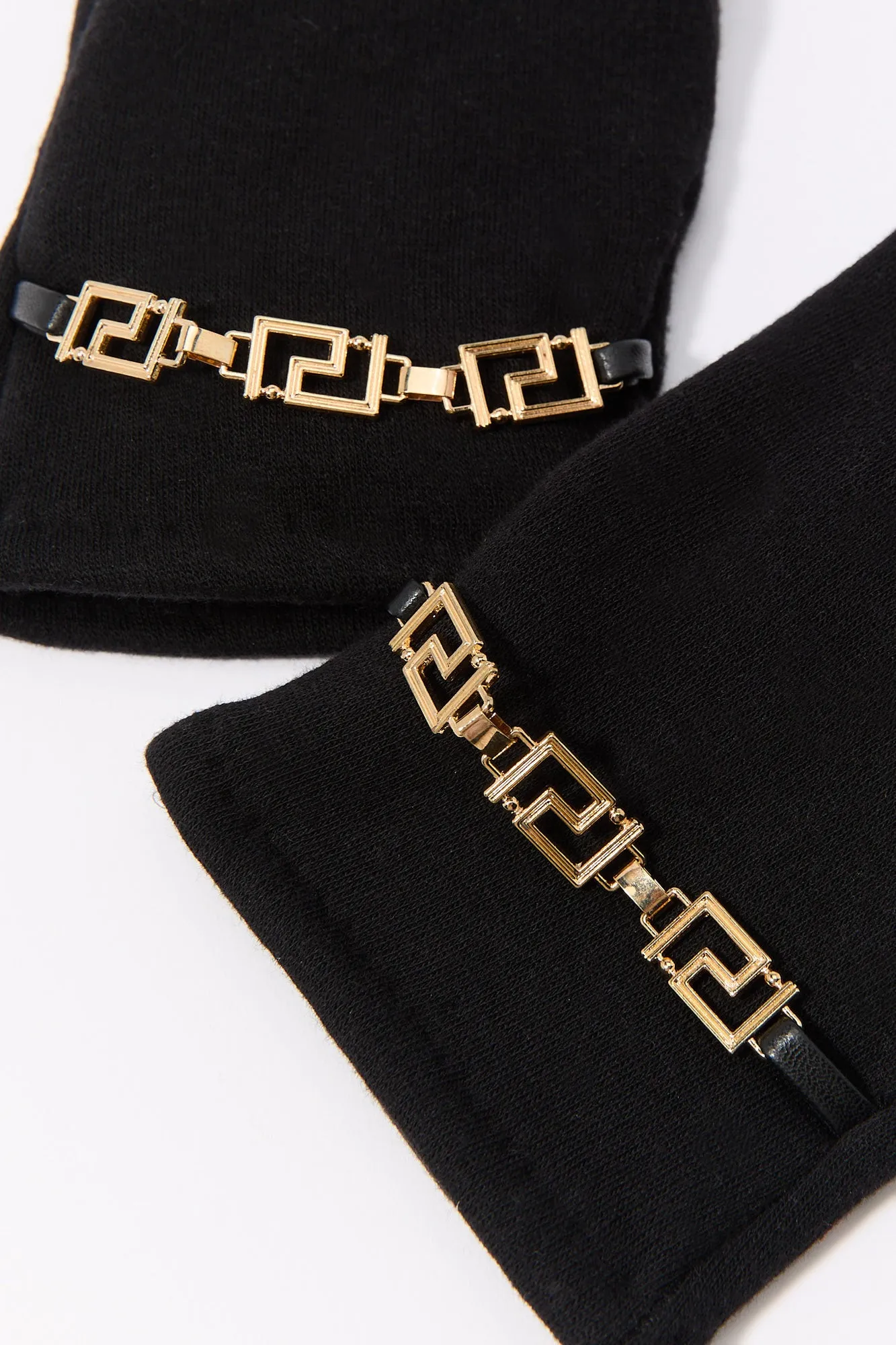 Status Chain Link Touch Screen Gloves sold by Charlotte Russe product image thumbnail 2