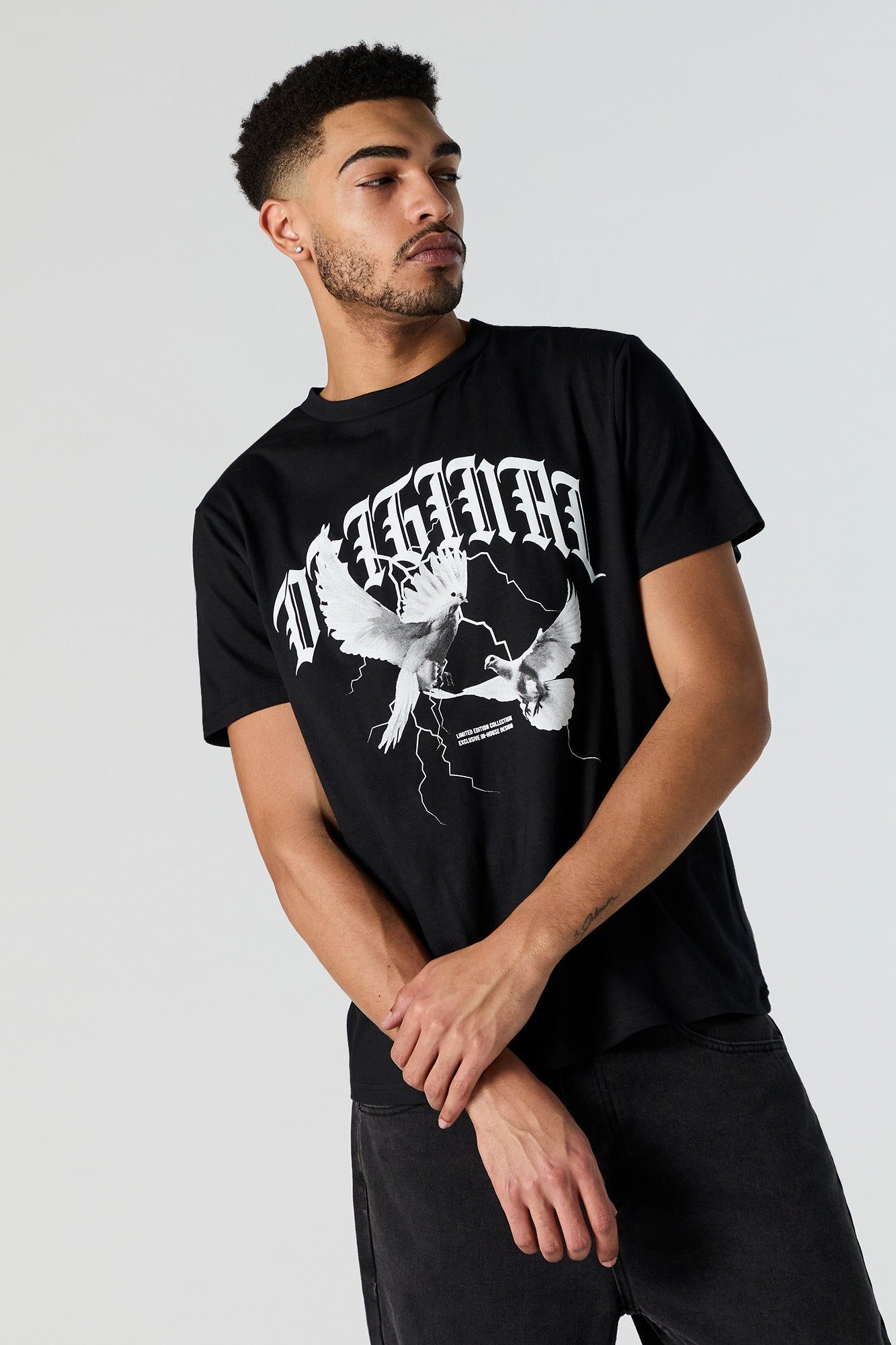 Doves Graphic T-Shirt sold by Charlotte Russe product image thumbnail 2