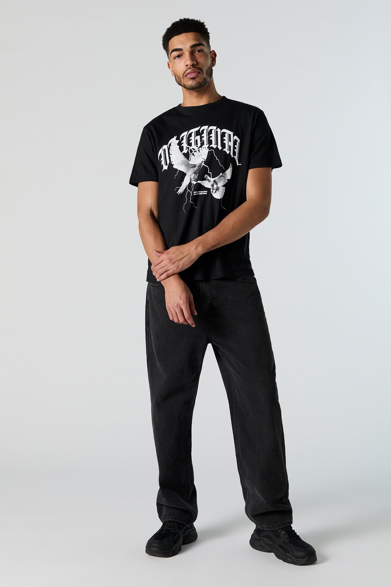 Doves Graphic T-Shirt sold by Charlotte Russe product image thumbnail 3