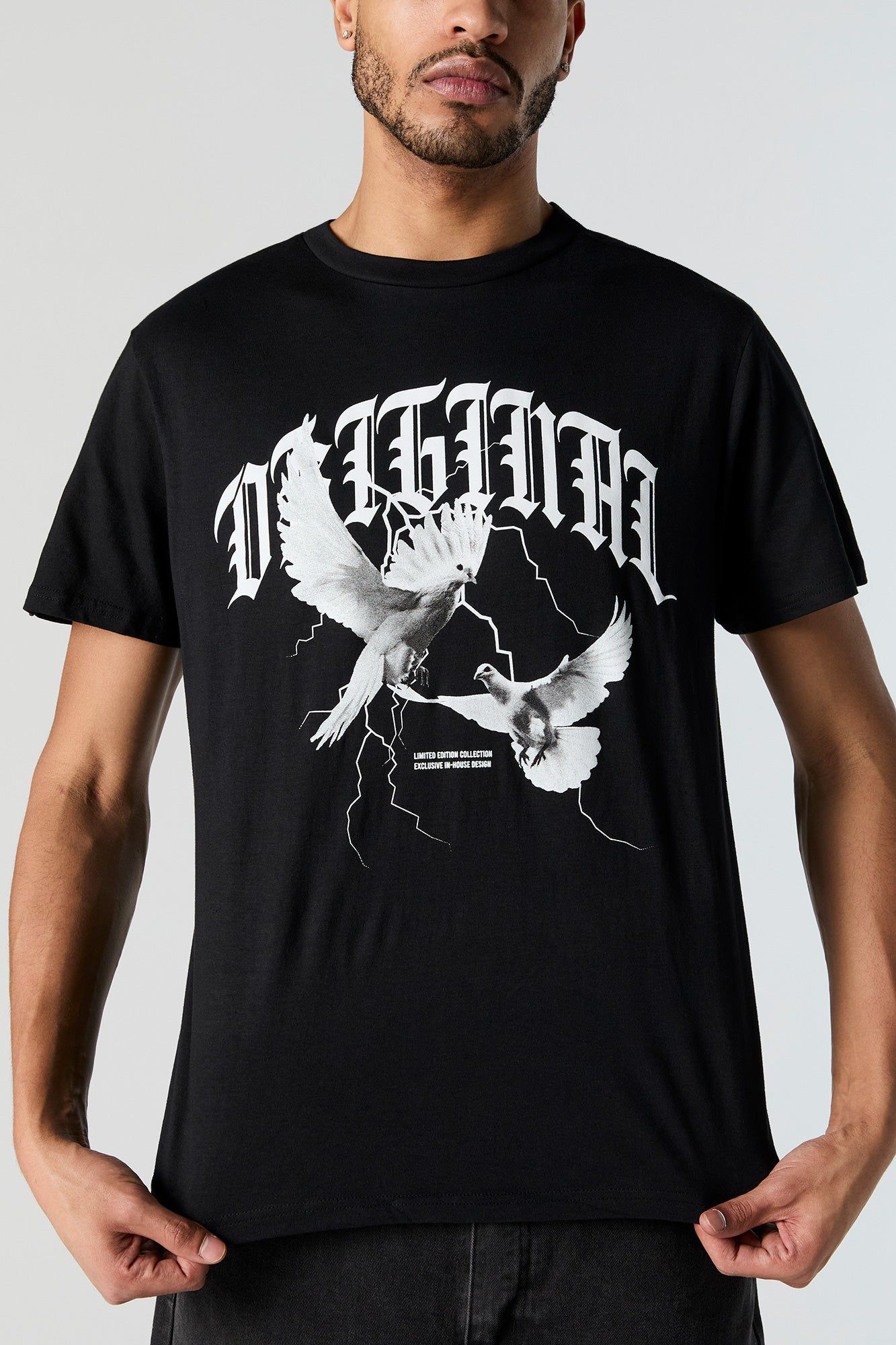 Doves Graphic T-Shirt sold by Charlotte Russe