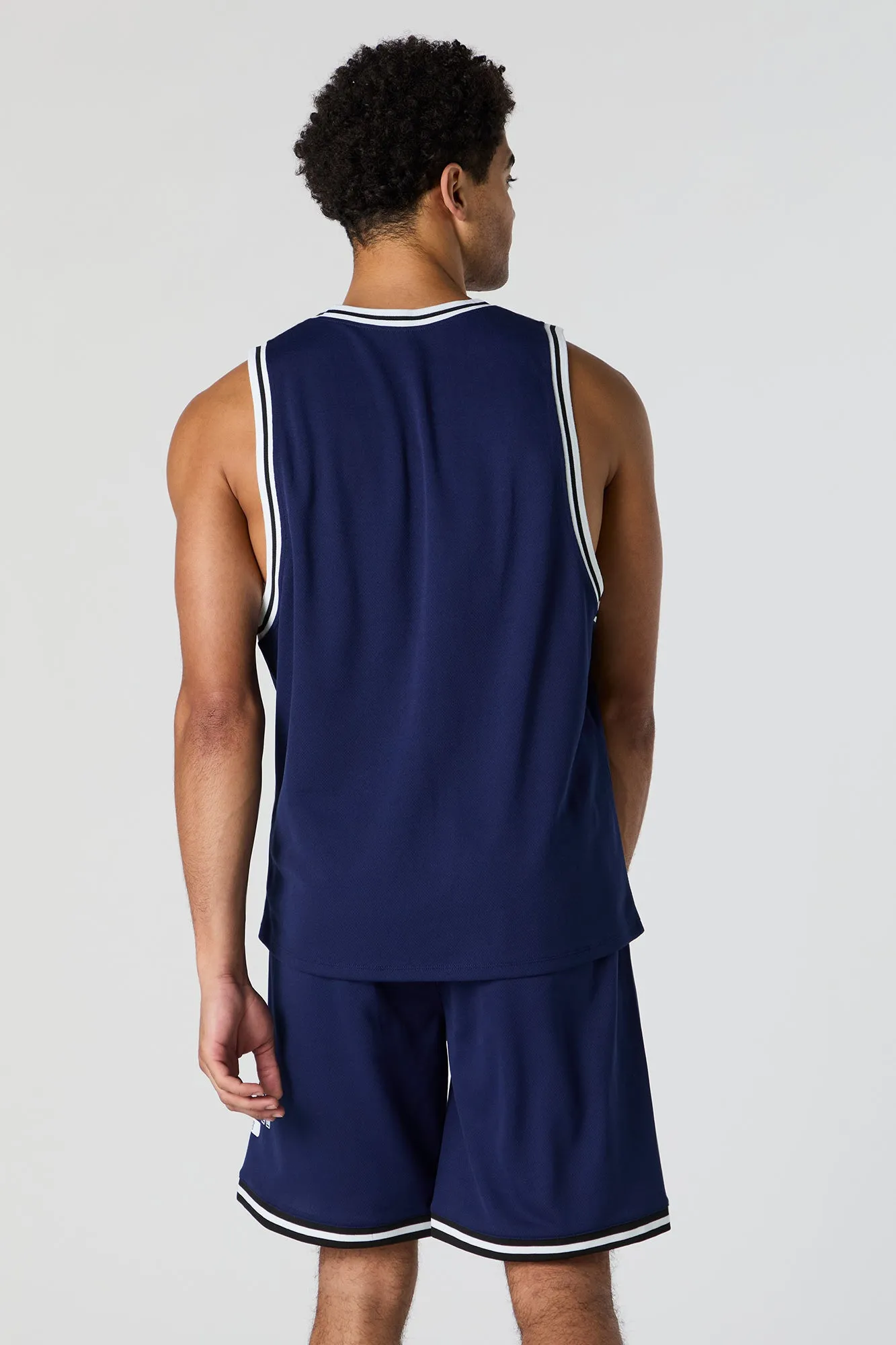 Brooklyn Graphic Mesh Basketball Short sold by Charlotte Russe product image thumbnail 2