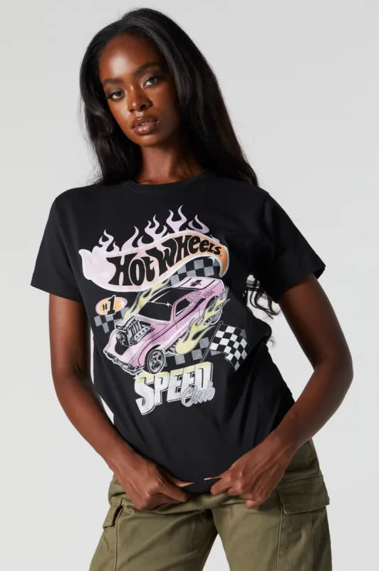 Hot Wheels Graphic Boyfriend T-Shirt sold by Charlotte Russe