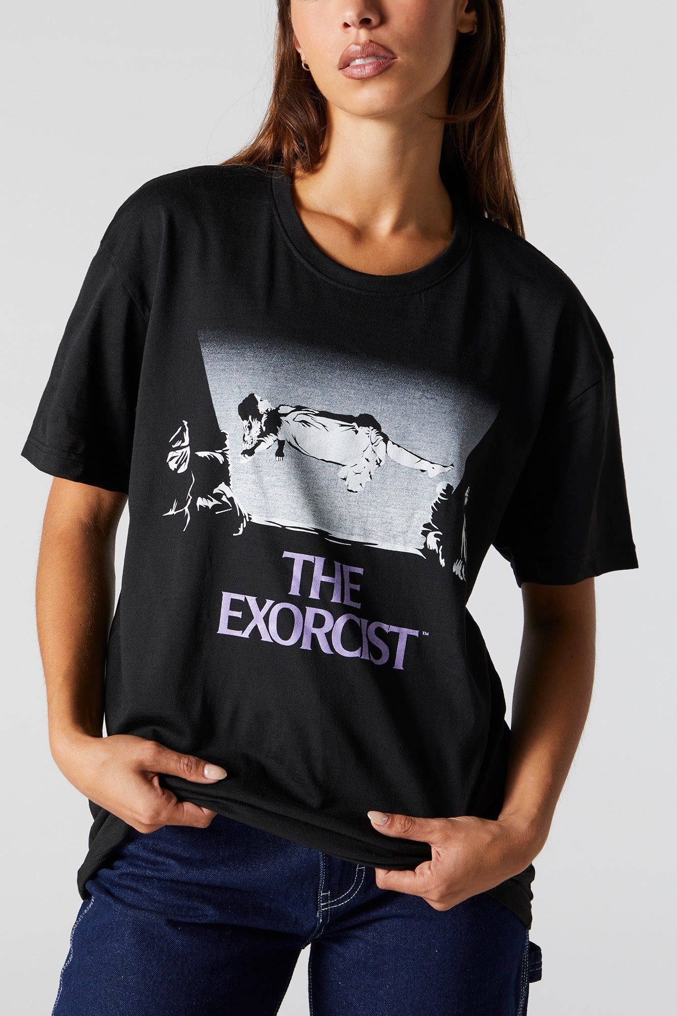 The Exorcist Graphic Boyfriend T-Shirt sold by Charlotte Russe product image thumbnail 2