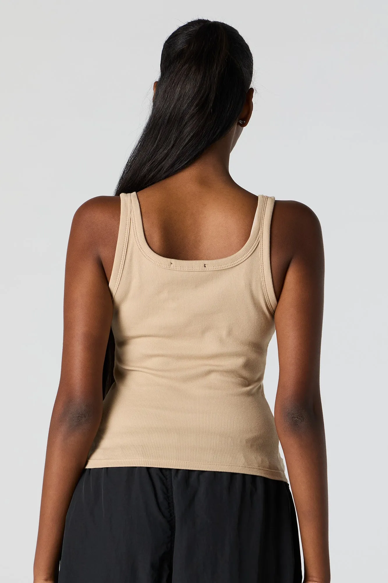 Ribbed Tank sold by Charlotte Russe product image thumbnail 2