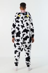 3D Cow Hood Plush Onesie sold by Charlotte Russe