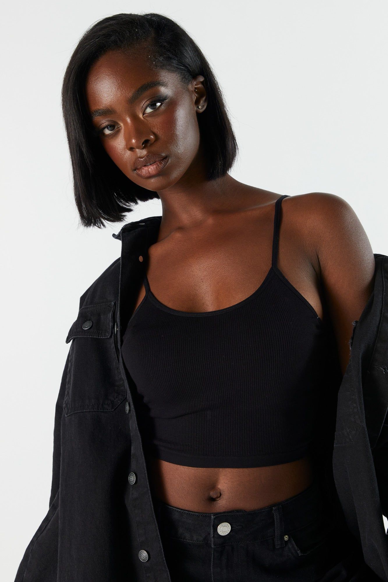 Seamless Solid Ribbed Cami sold by Charlotte Russe product image thumbnail 2