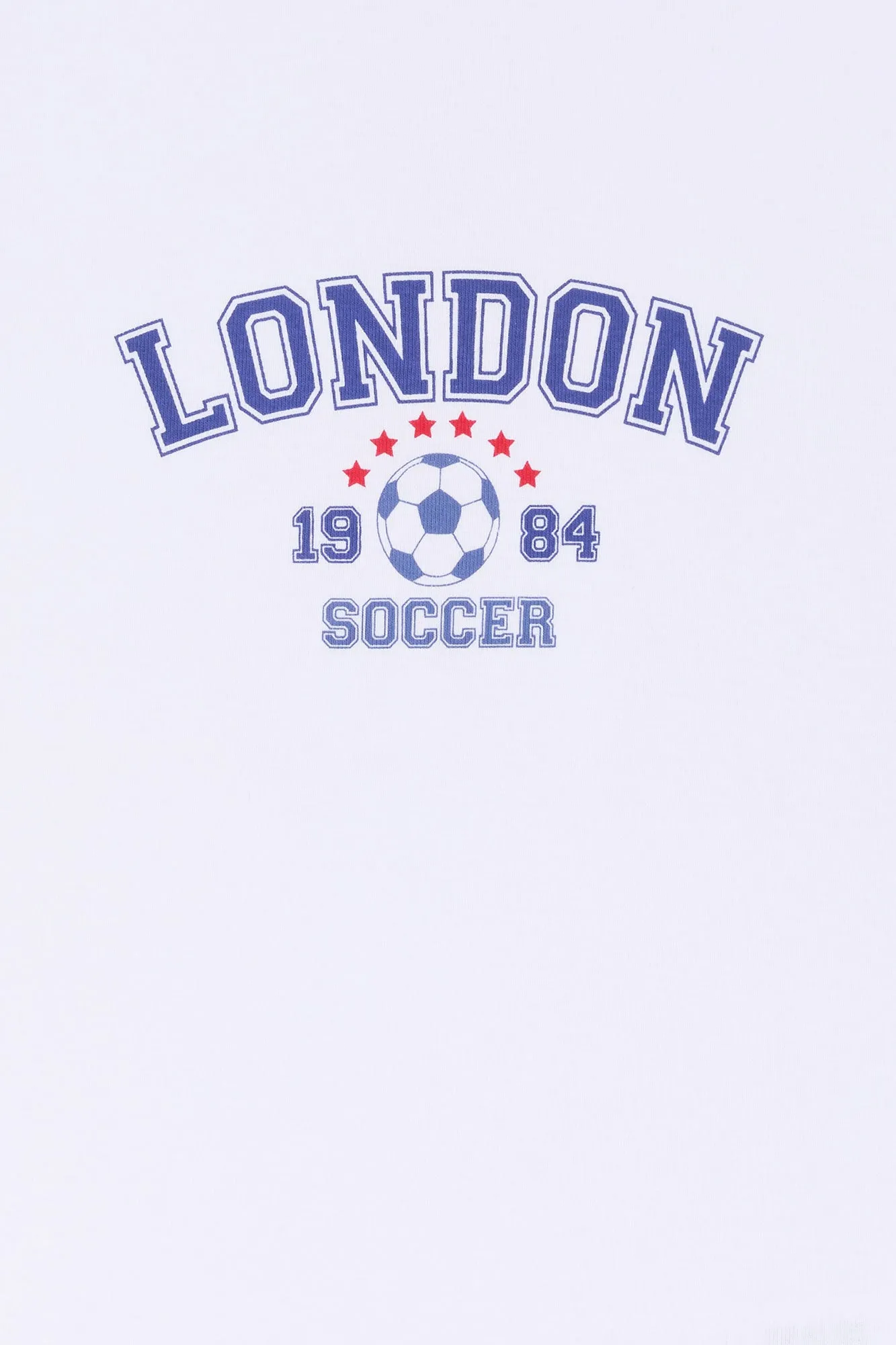 London Soccer Graphic Ringer T-Shirt sold by Charlotte Russe product image thumbnail 2