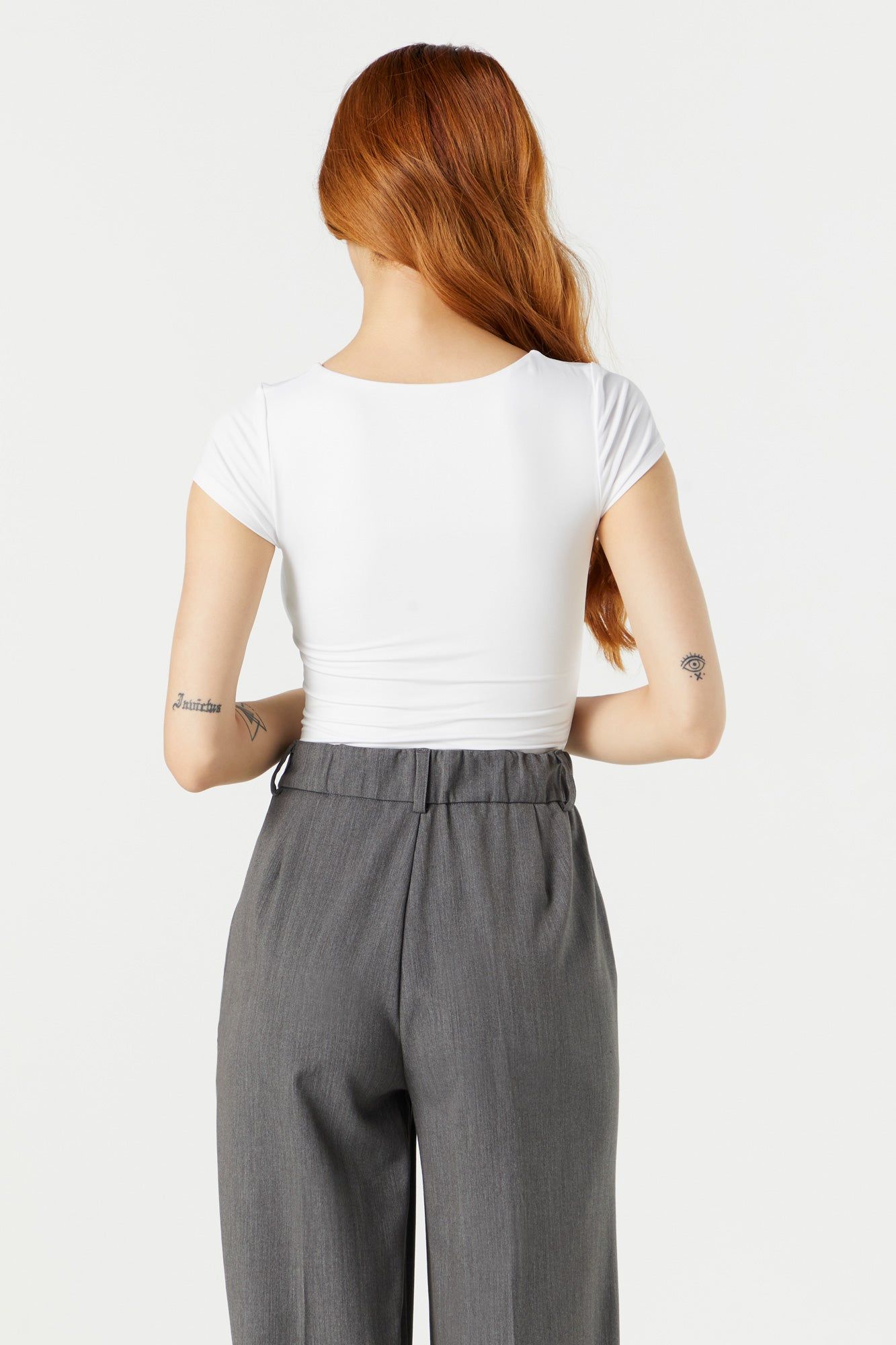 Contour Square Neck Short Sleeve Bodysuit sold by Charlotte Russe product image thumbnail 18