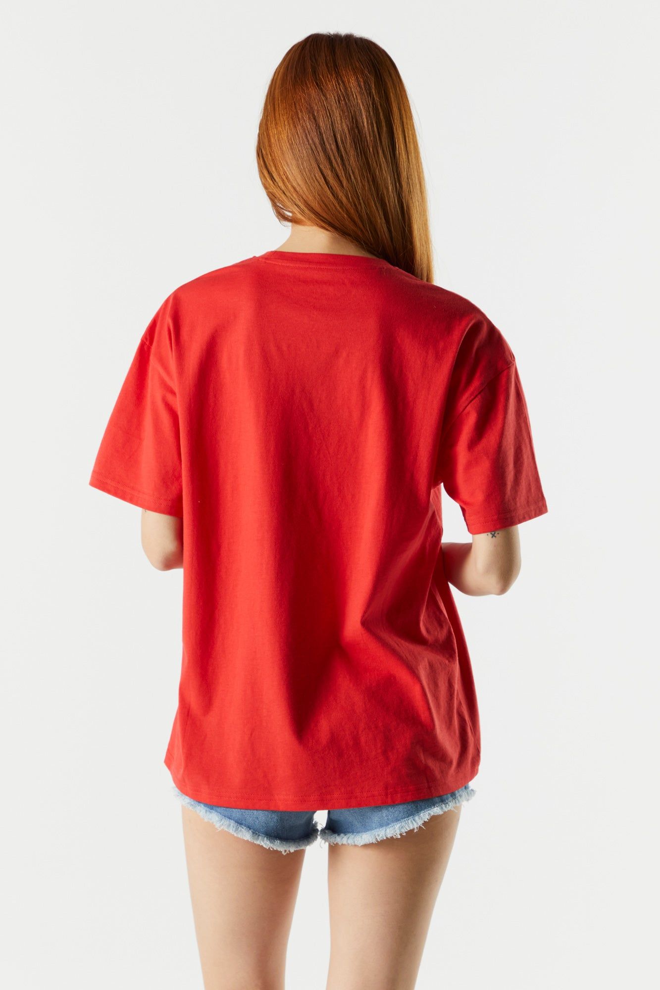Red Coca Cola Graphic Boyfriend T-Shirt sold by Charlotte Russe product image thumbnail 2