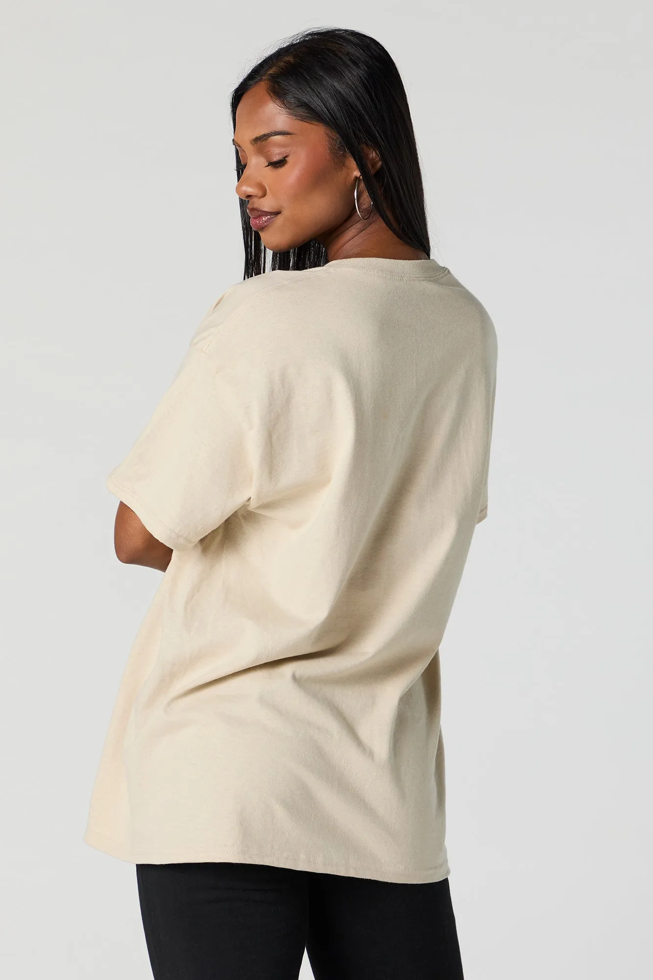 Aaliyah Graphic Boyfriend T-Shirt sold by Charlotte Russe product image thumbnail 4