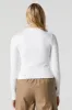 Seamless Ribbed Mock Neck Long Sleeve Top sold by Charlotte Russe