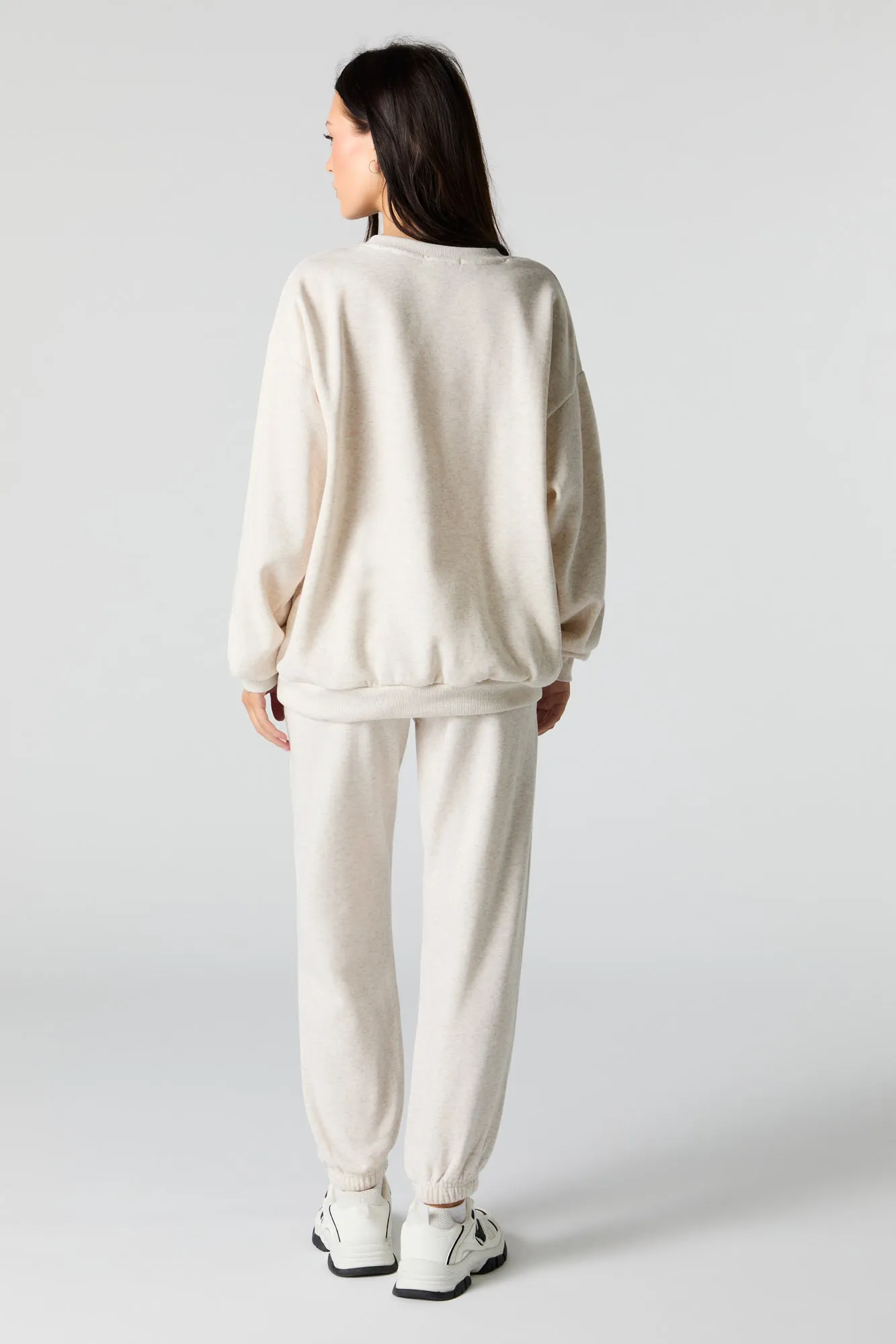 Destination Embroidered Fleece Jogger sold by Charlotte Russe product image thumbnail 3