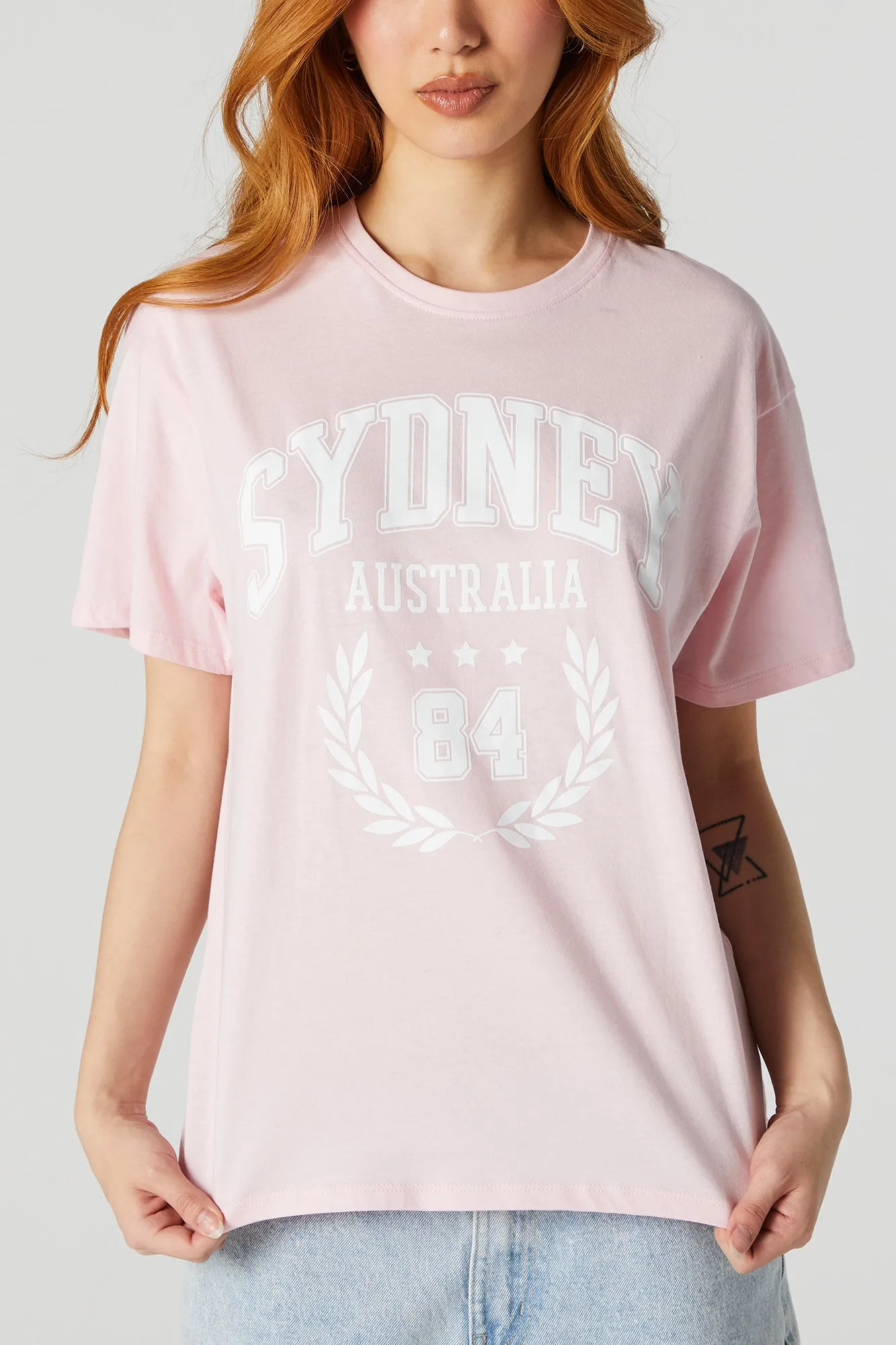 Sydney Australia Graphic Boyfriend T-Shirt sold by Charlotte Russe