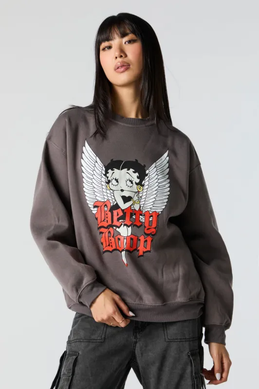 Betty Boop Graphic Sweatshirt sold by Charlotte Russe