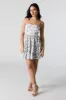White Floral Tiered Mini Dress sold by Charlotte Russe