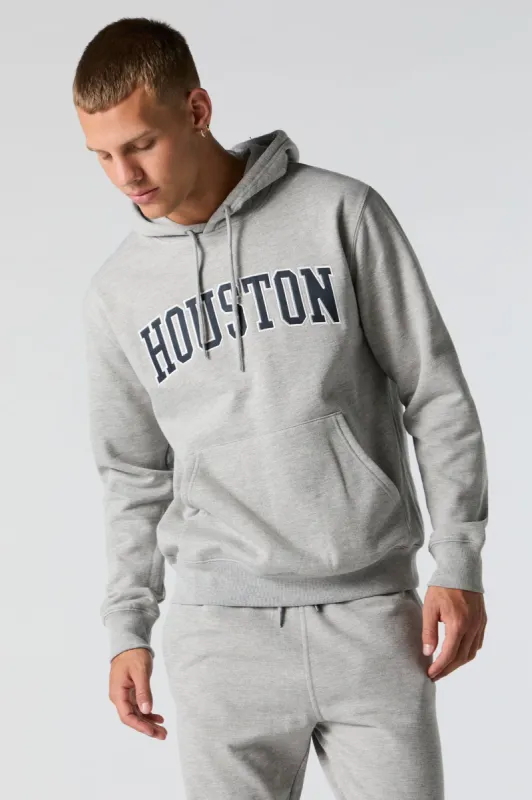 Destination Embroidered Fleece Hoodie sold by Charlotte Russe
