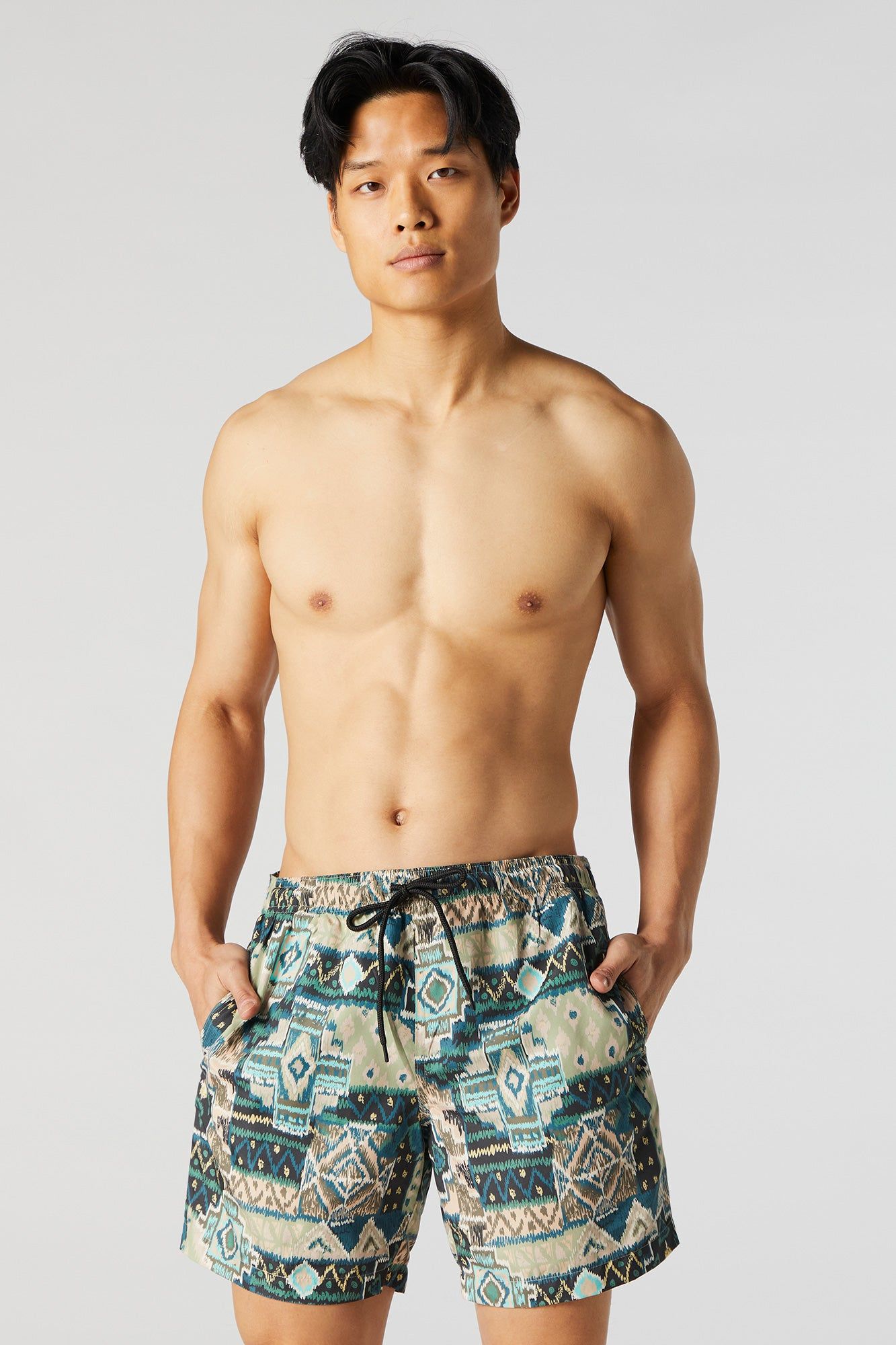 Green Hawaiian Print Short sold by Charlotte Russe product image thumbnail 2