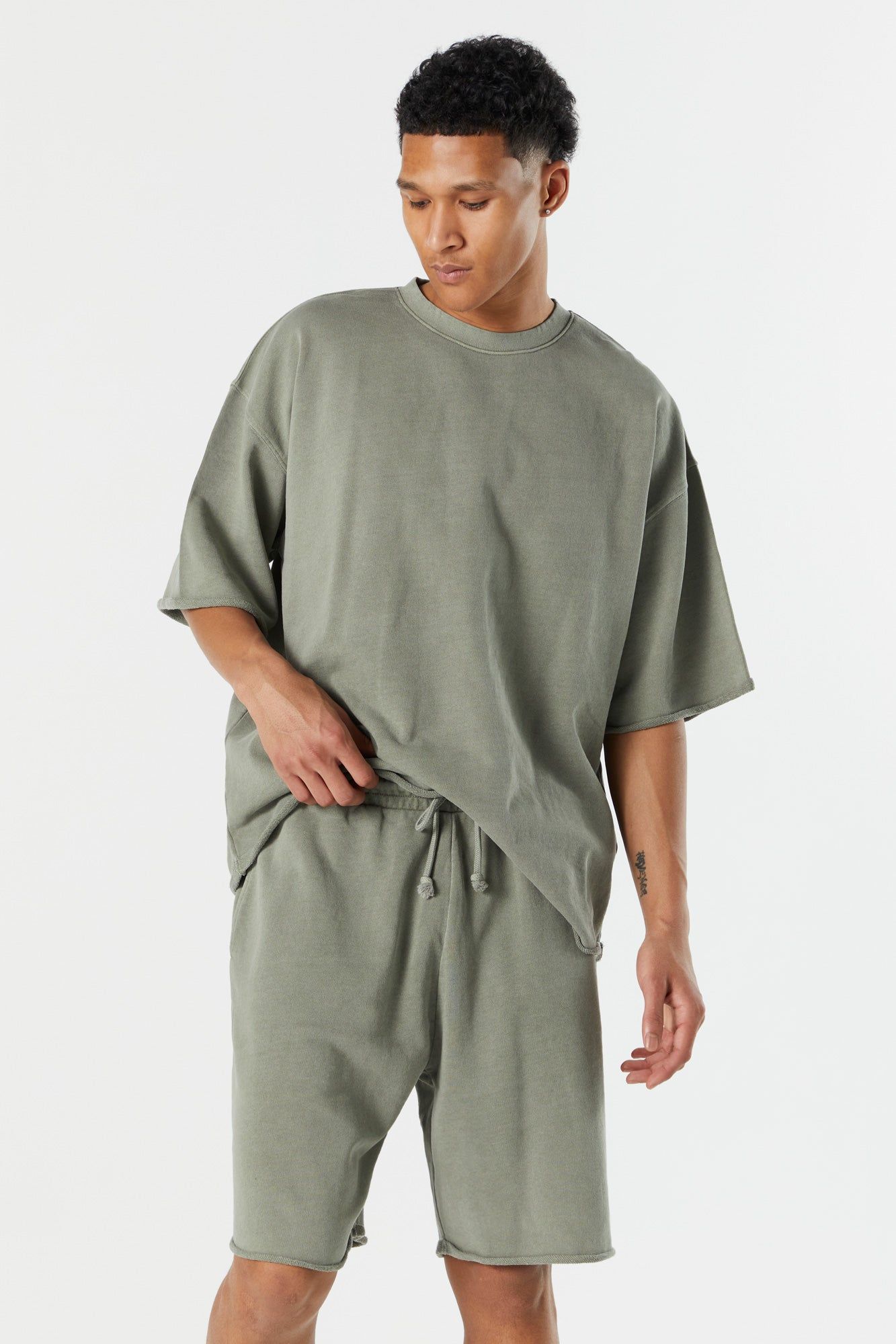 Relaxed Drawstring Short sold by Charlotte Russe product image thumbnail 2