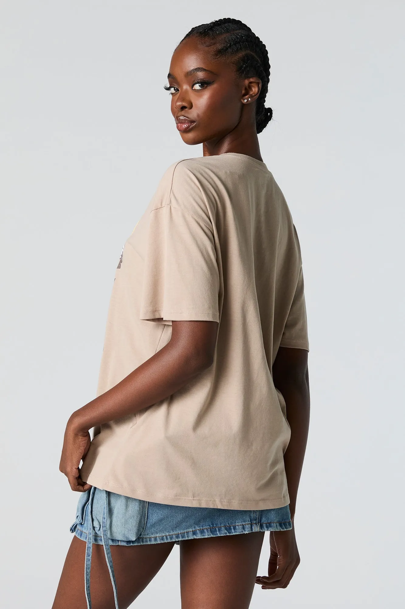 Mustang Graphic Boyfriend T-Shirt sold by Charlotte Russe product image thumbnail 3