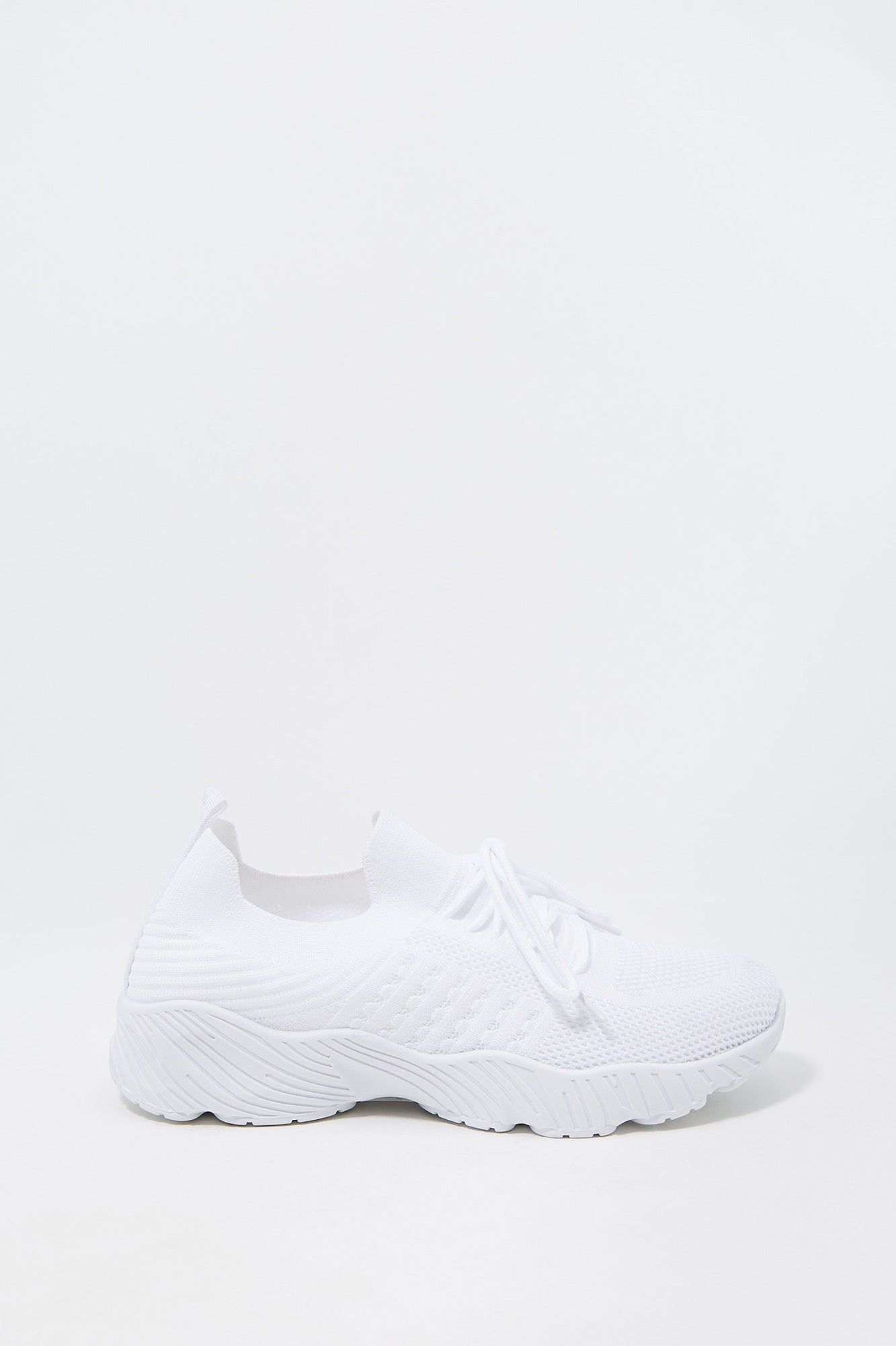 Knit Lace Up Sneaker sold by Charlotte Russe product image thumbnail 5