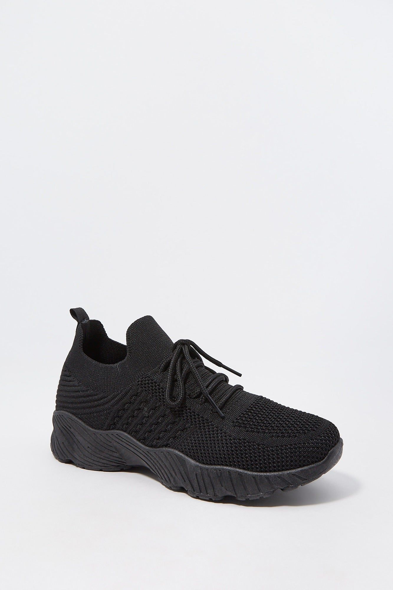 Knit Lace Up Sneaker sold by Charlotte Russe product image thumbnail 2