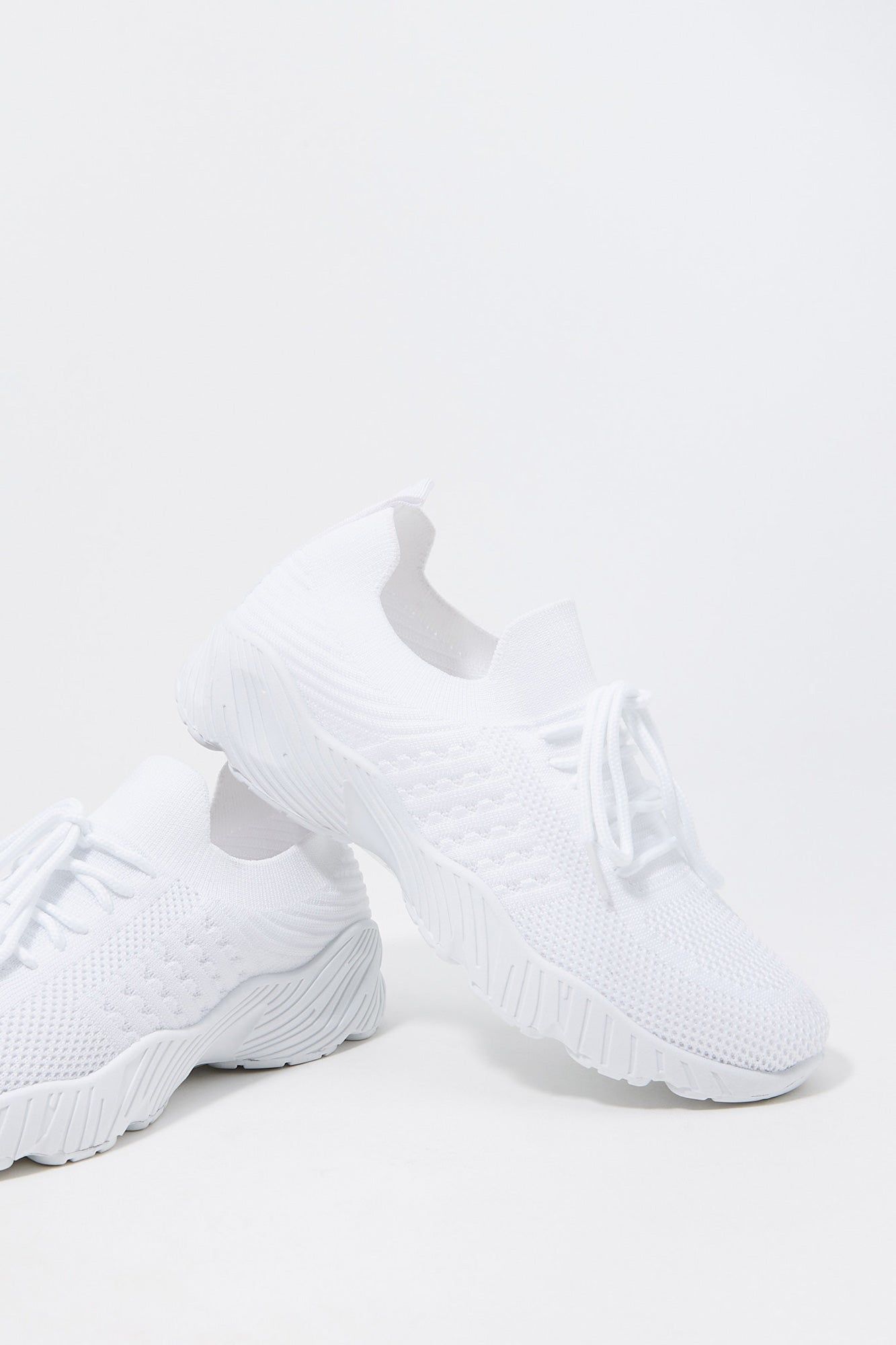 Knit Lace Up Sneaker sold by Charlotte Russe product image thumbnail 8