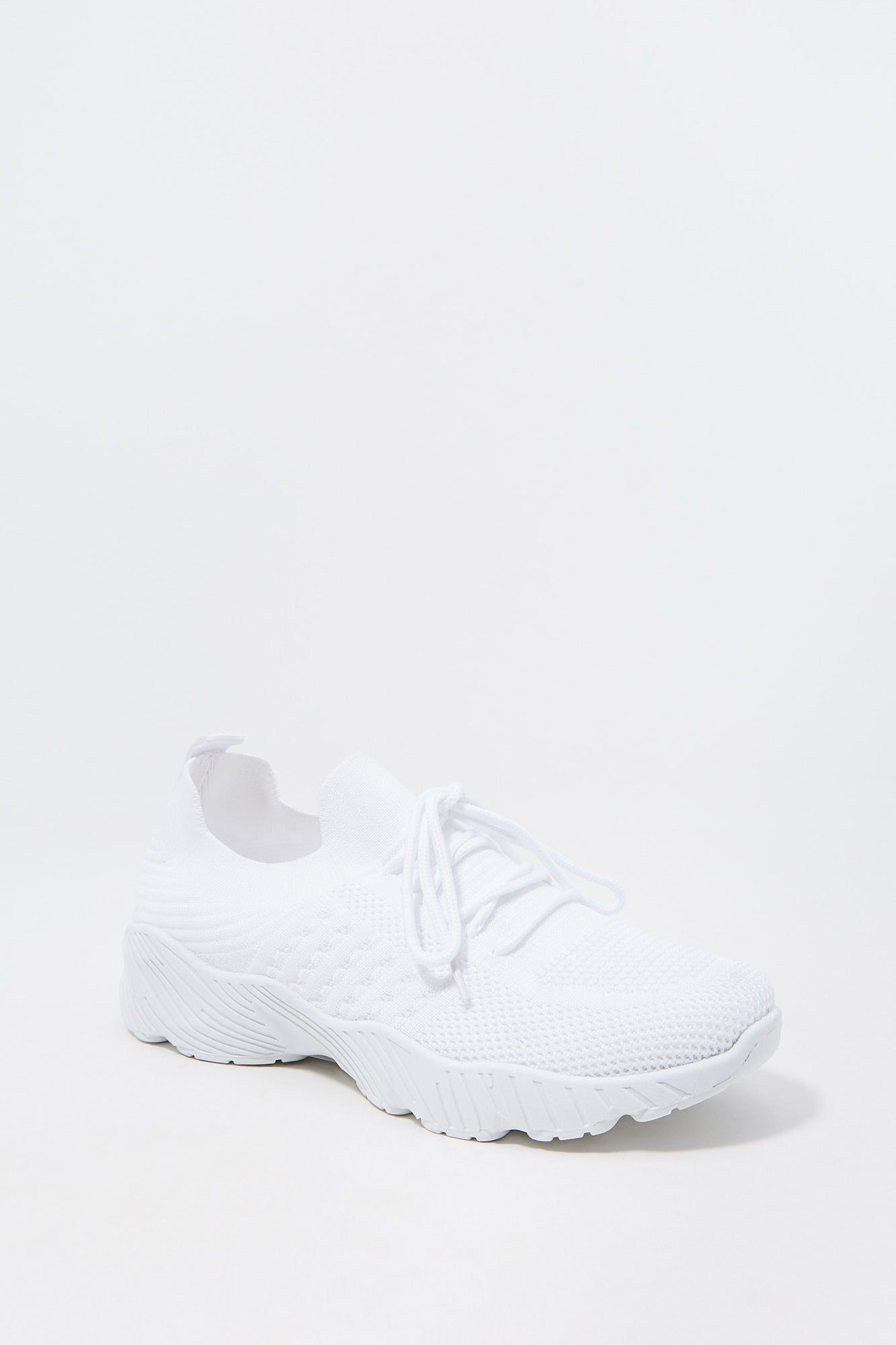 Knit Lace Up Sneaker sold by Charlotte Russe product image thumbnail 6