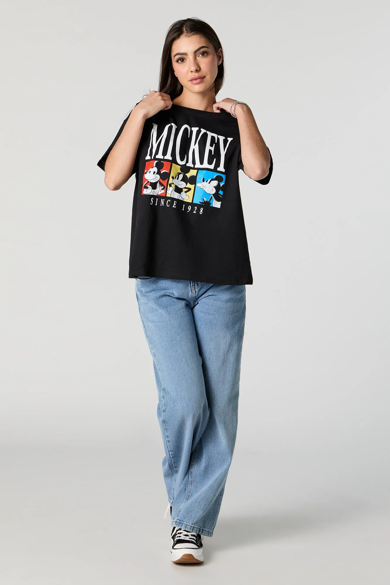 Mickey 1928 Graphic Boyfriend T-Shirt sold by Charlotte Russe product image thumbnail 3