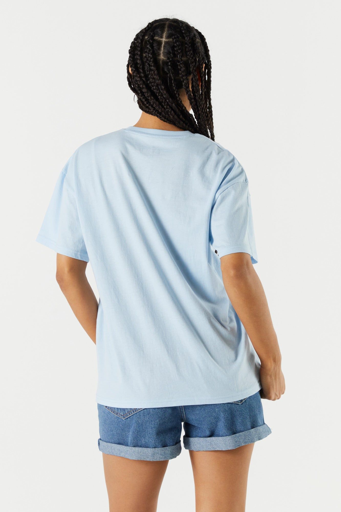 Friday Stitch Graphic Boyfriend T-Shirt sold by Charlotte Russe product image thumbnail 2