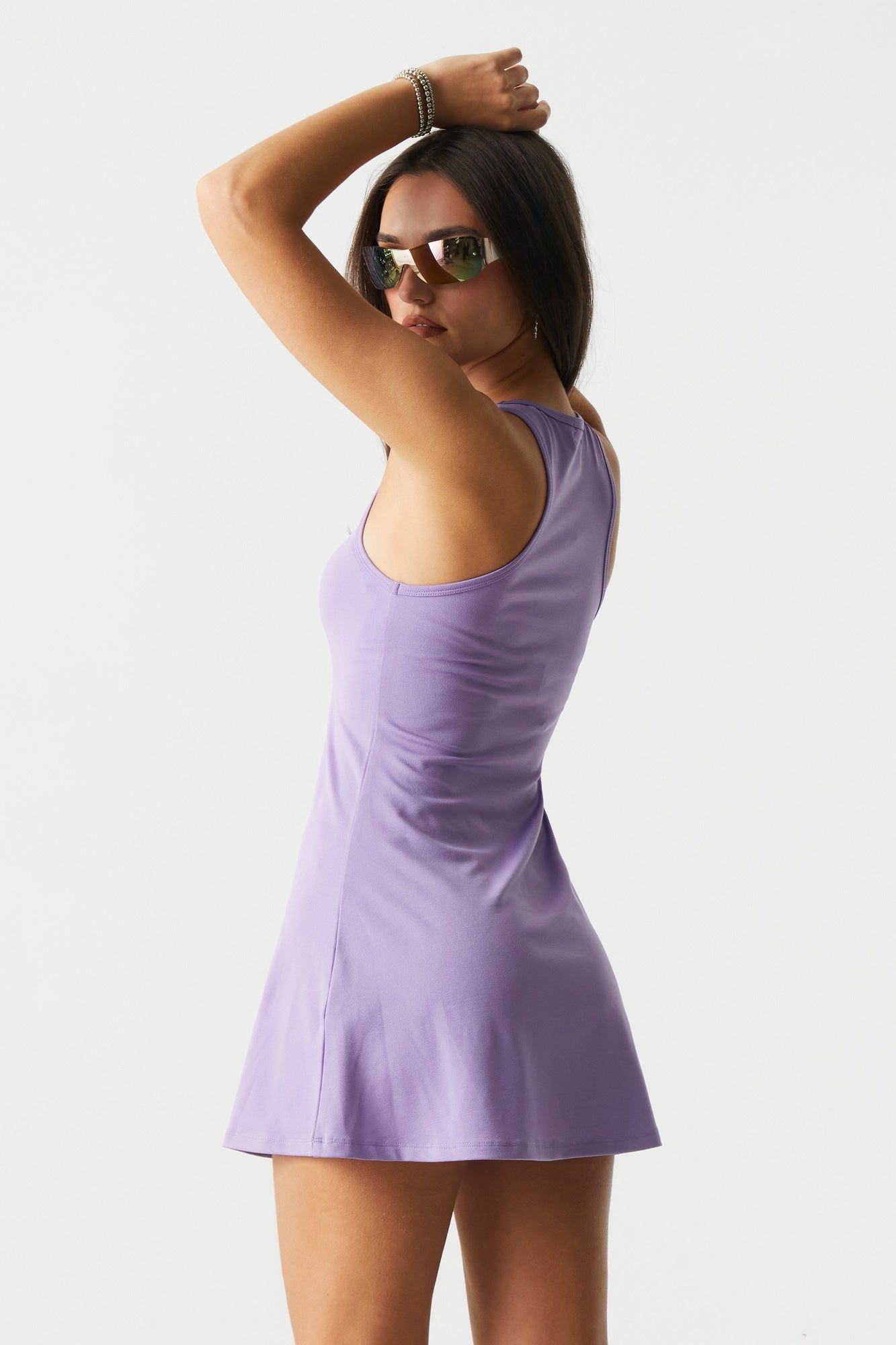 Crepe Basic A-Line Dress sold by Charlotte Russe product image thumbnail 12