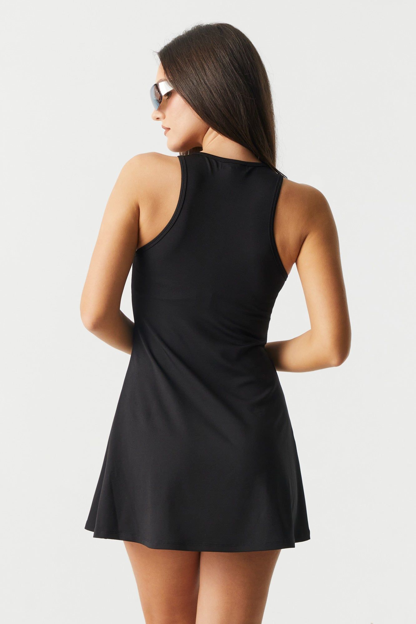 Crepe Basic A-Line Dress sold by Charlotte Russe product image thumbnail 9
