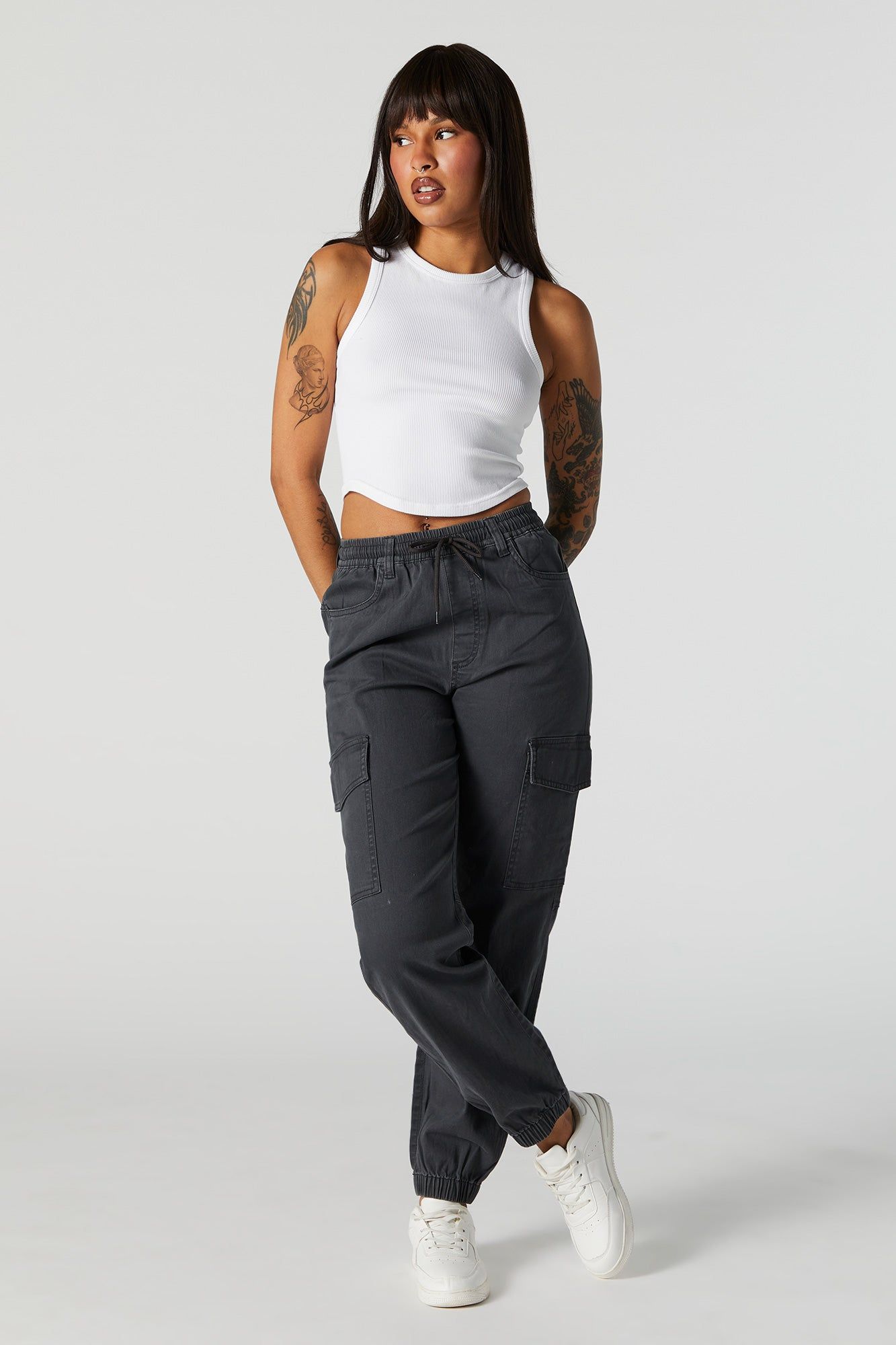 Cargo Jogger sold by Charlotte Russe product image thumbnail 4