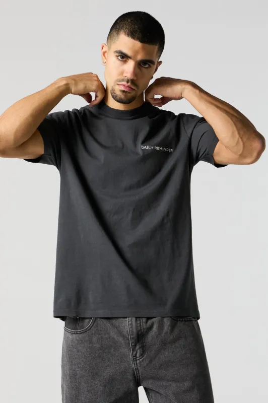 Daily Reminder Embroidered T-Shirt sold by Charlotte Russe