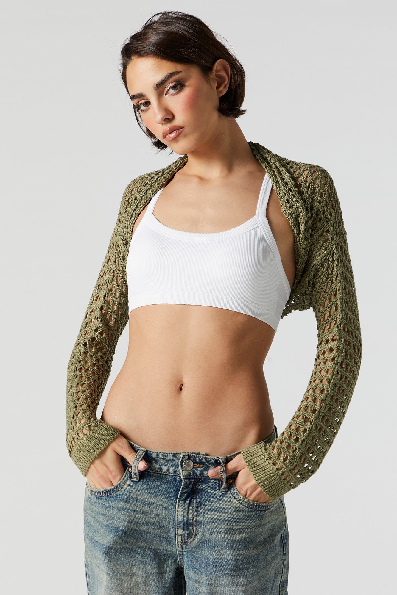 Front Pocket Knit Cardigan sold by Charlotte Russe product image thumbnail 5