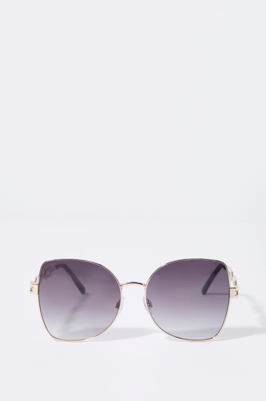 Metal Chain Sunglasses sold by Charlotte Russe
