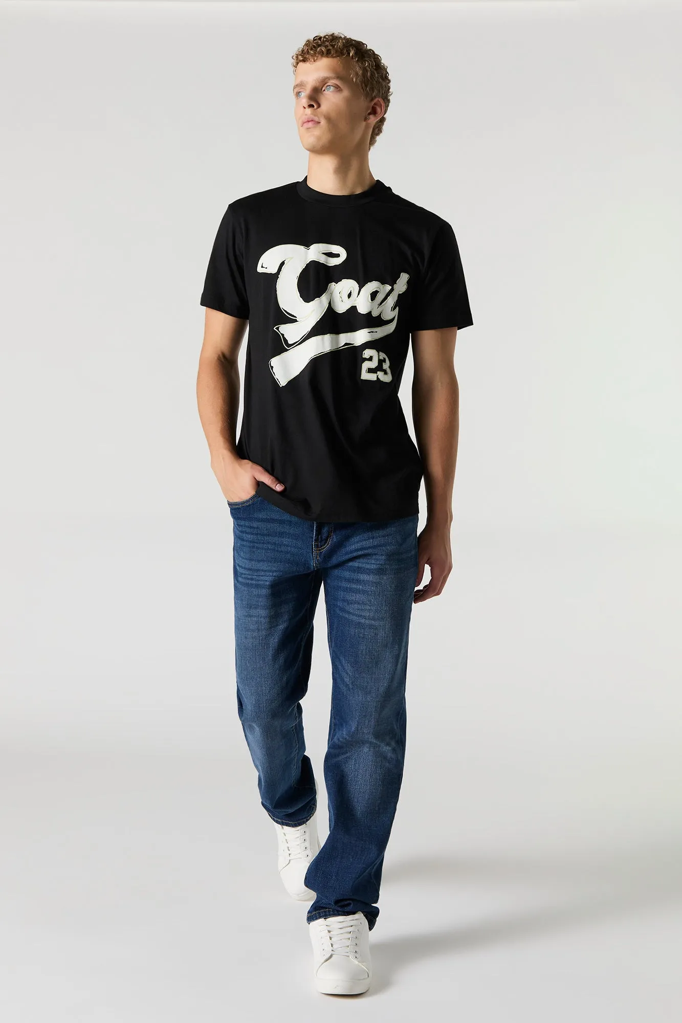 GOAT 23 Graphic T-Shirt sold by Charlotte Russe product image thumbnail 2