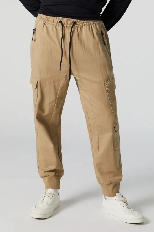 Zip Pocket Cargo Jogger sold by Charlotte Russe