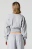 Crewneck Long Sleeve Crop Sweatshirt sold by Charlotte Russe