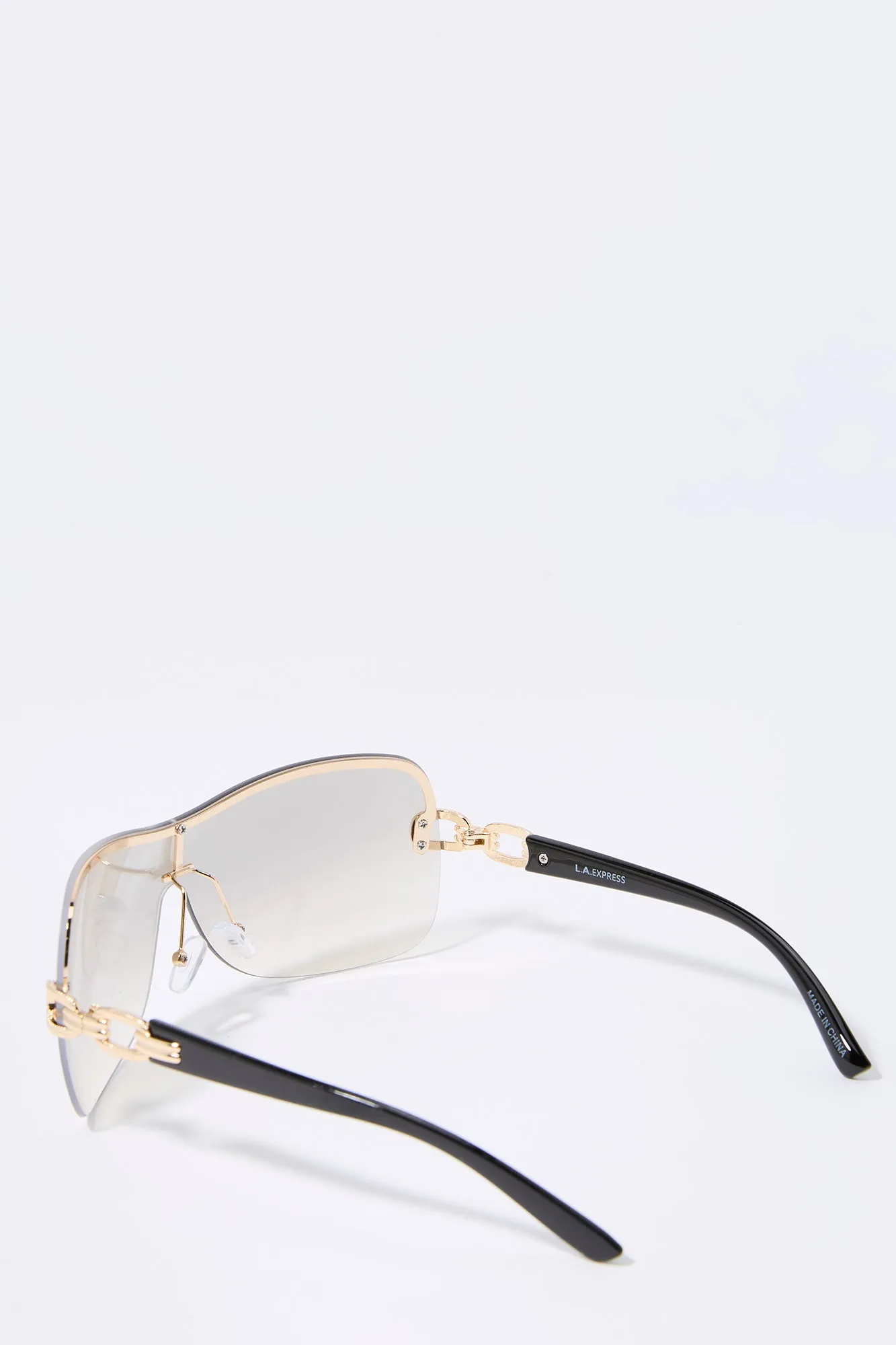 Rimless Shield Sunglasses sold by Charlotte Russe product image thumbnail 3