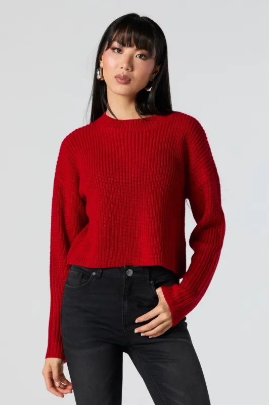 Solid Knit Sweater sold by Charlotte Russe