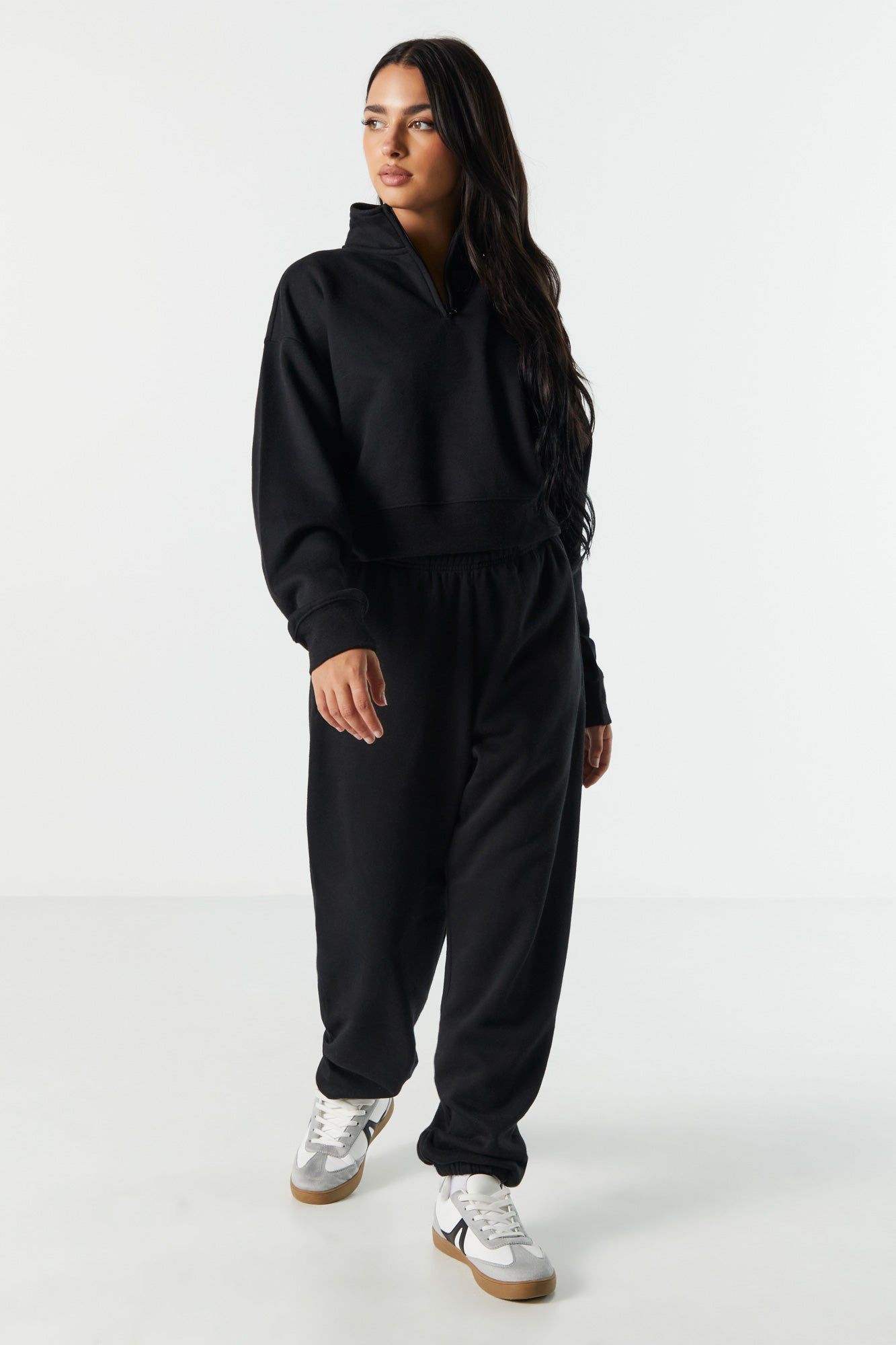 Fleece Boyfriend Jogger sold by Charlotte Russe product image thumbnail 4