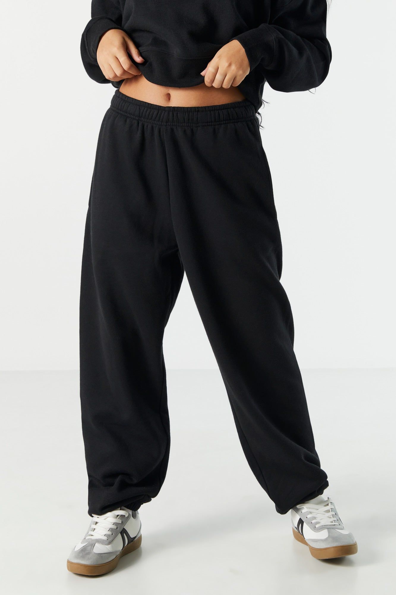 Fleece Boyfriend Jogger sold by Charlotte Russe product image thumbnail 3