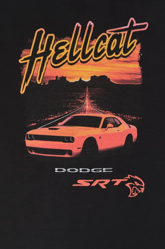 Hellcat Graphic Boyfriend T-Shirt sold by Charlotte Russe