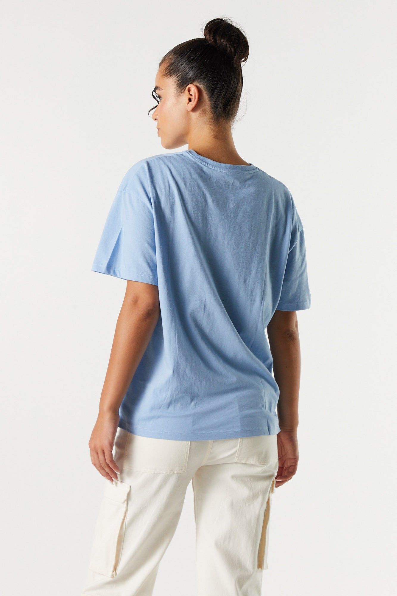 Stitch Graphic Boyfriend T-Shirt sold by Charlotte Russe product image thumbnail 2