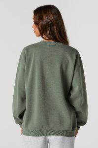 New York Twill Embroidered Sweatshirt sold by Charlotte Russe