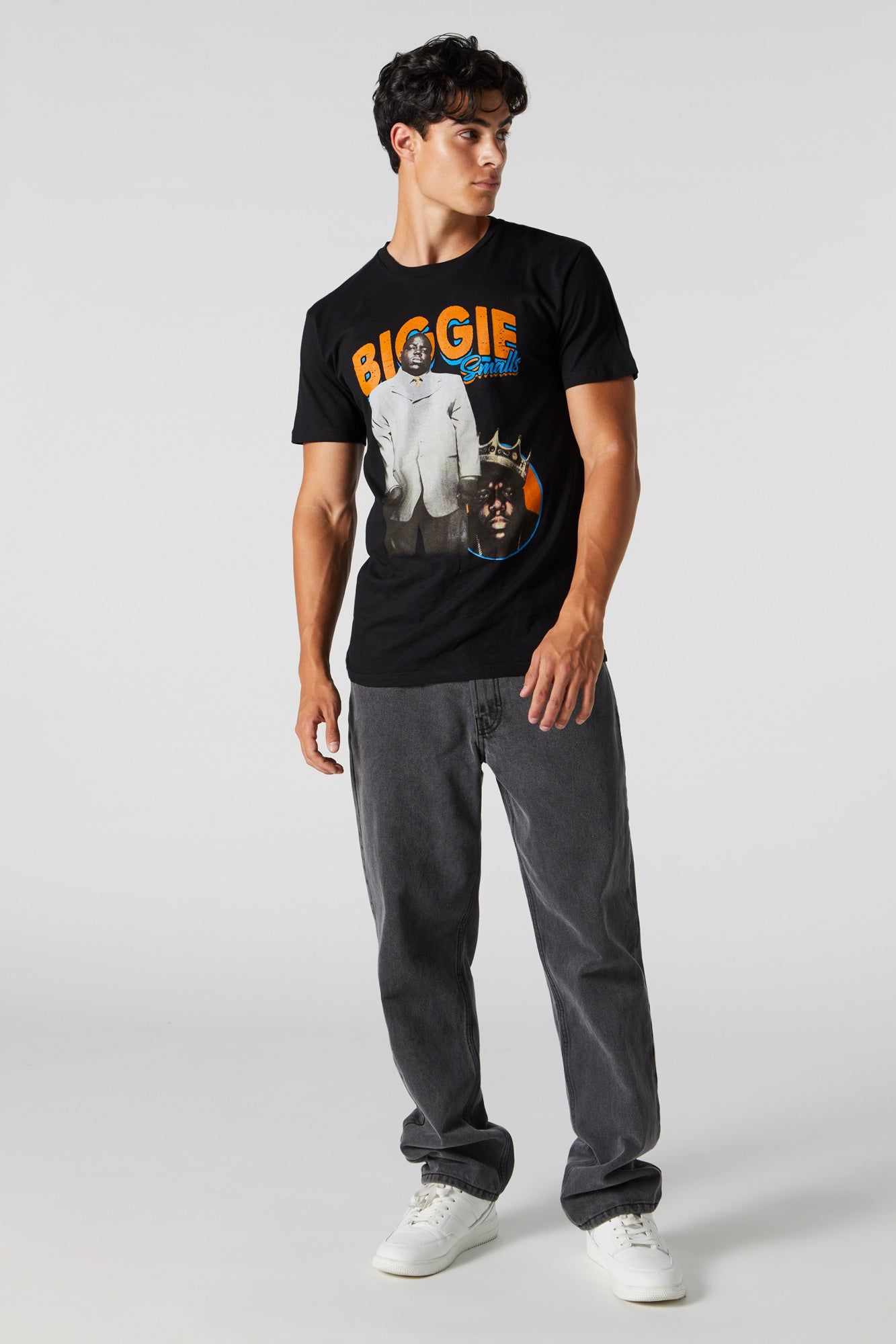 Biggie Smalls Graphic T-Shirt sold by Charlotte Russe product image thumbnail 4