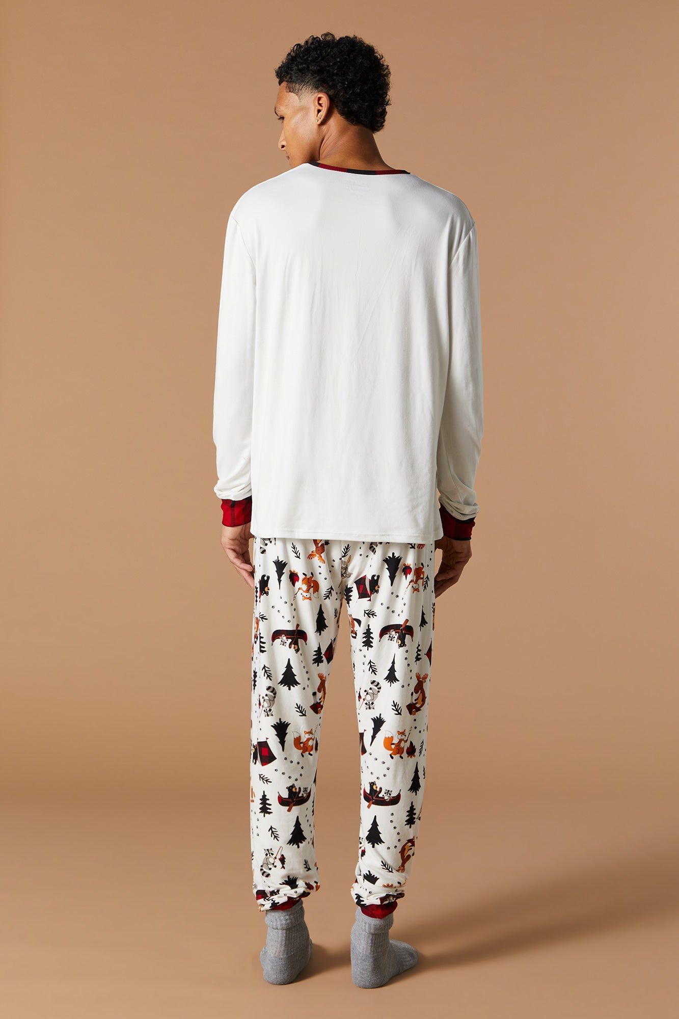 Matching the Family Wildlife 2 Piece Pajama Set sold by Charlotte Russe product image thumbnail 6