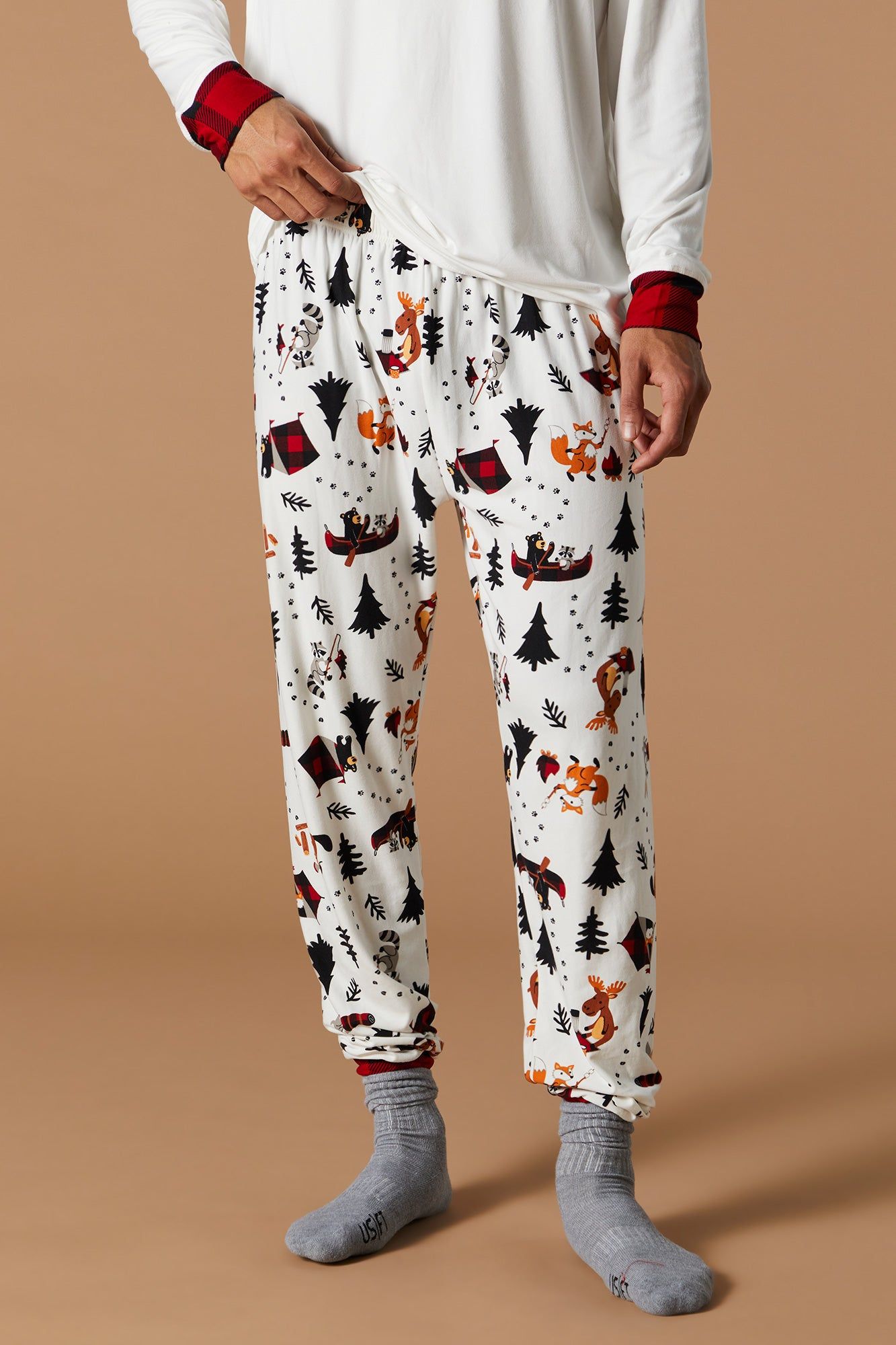 Matching the Family Wildlife 2 Piece Pajama Set sold by Charlotte Russe product image thumbnail 5
