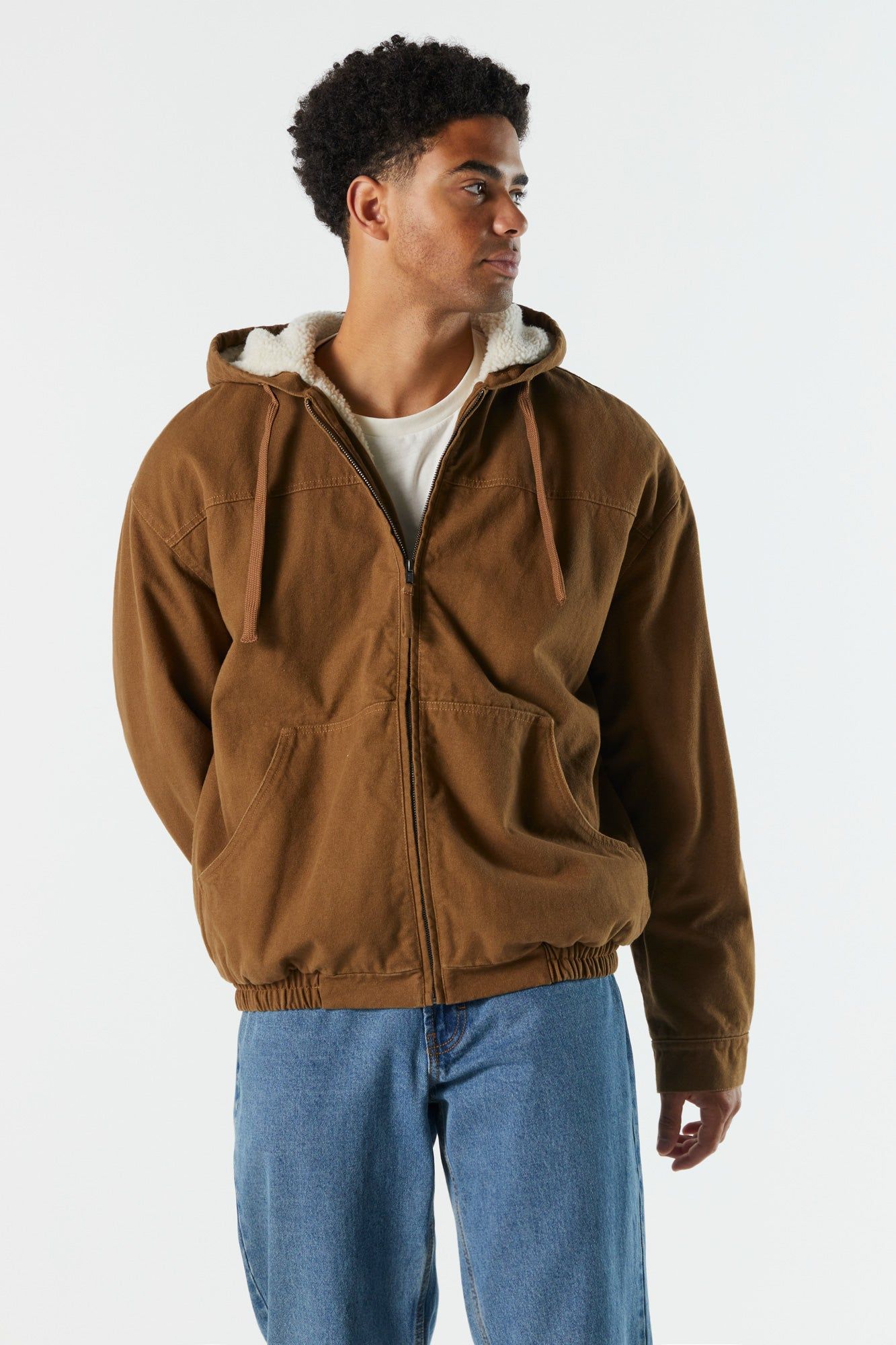 Zip-Up Bomber Jacket sold by Charlotte Russe product image thumbnail 2